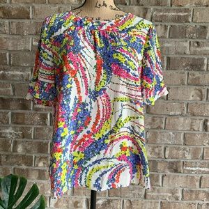 Medium Talbots Floral Classic Blouse